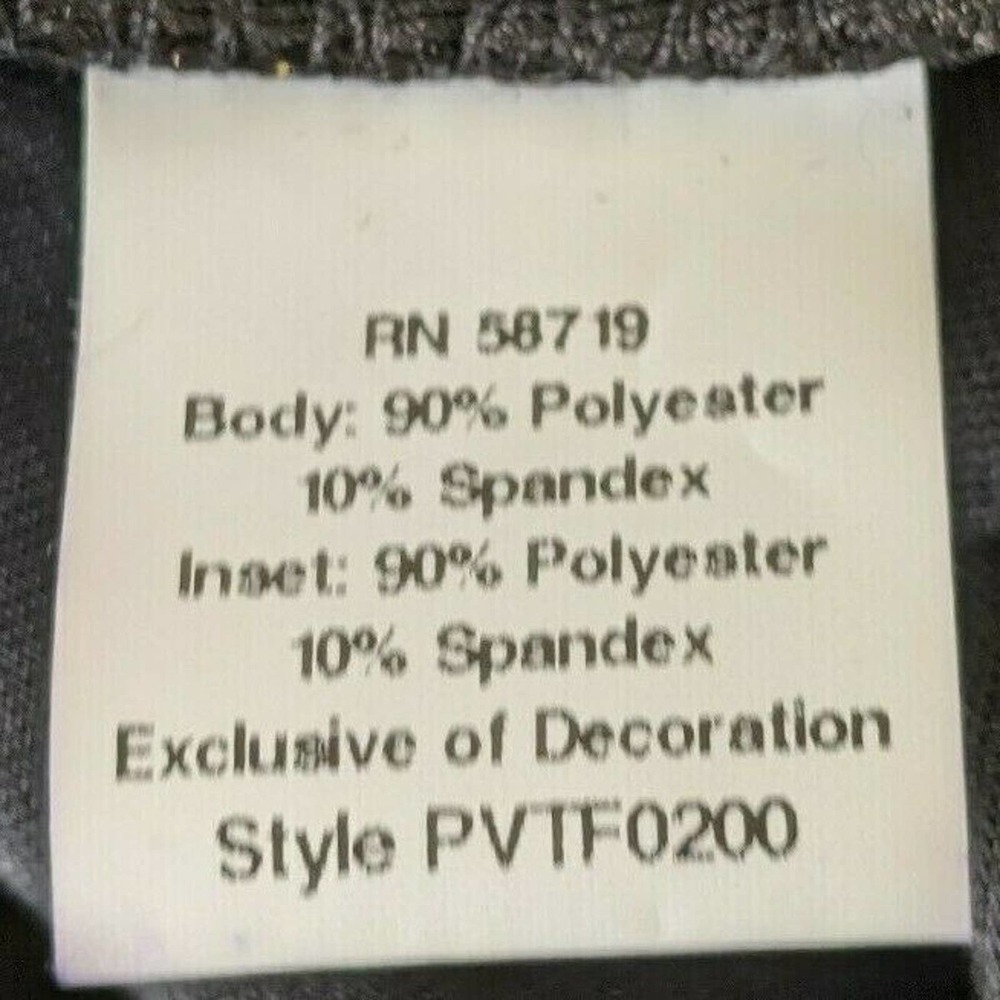 Notations Petite Top Black Soft Metallic Gold NEW - Picture 7 of 8